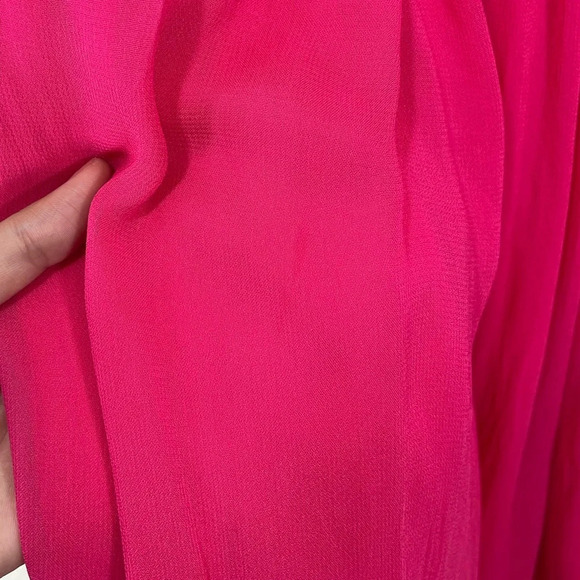 Anthropologie Let Me Be Forever That Girl Sheer Flowy Mini Pink Dress Women’s XS - Picture 9 of 16